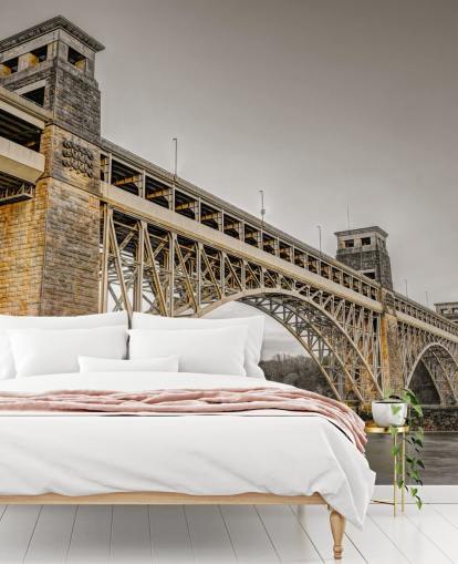 customisable bridge mural called Britannia Bridge, North Wales by Assaf Frank customisable bridge mural called Britannia Bridge, North Wales by Assaf Frank