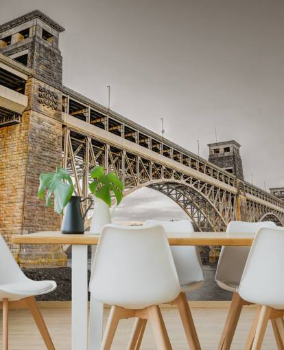 customisable bridge mural called Britannia Bridge, North Wales by Assaf Frank