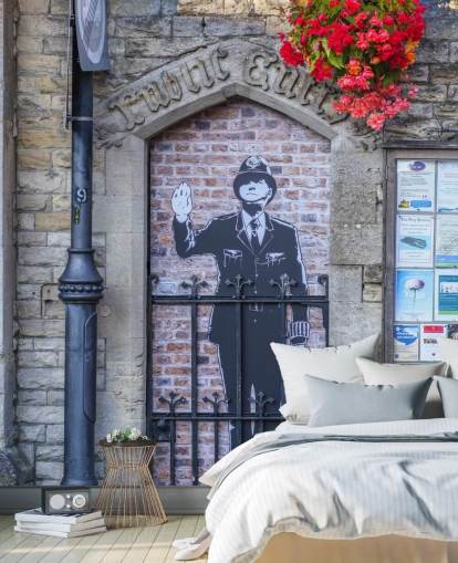 custom UK photo mural called Tetbury, Cotswolds by Assaf Frank