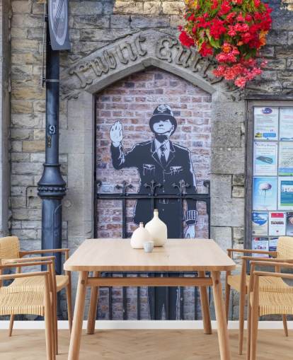 anpassad brittisk fotoväggmålning som heter Tetbury, Cotswolds av Assaf Frank