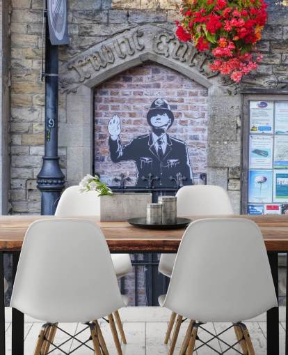 anpassad brittisk fotoväggmålning som heter Tetbury, Cotswolds av Assaf Frank
