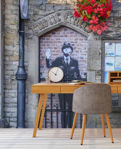 anpassad brittisk fotoväggmålning som heter Tetbury, Cotswolds av Assaf Frank