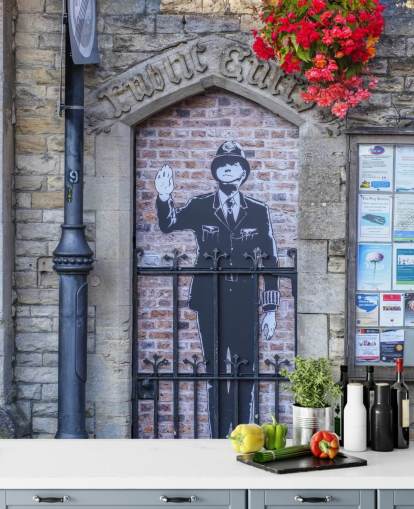 custom UK photo mural called Tetbury, Cotswolds by Assaf Frank