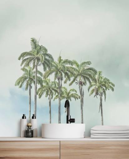 palmetremaleri kalt Palm Trees Against Sky av Assaf Frank for tropisk interiør palmetremaleri kalt Palm Trees Against Sky av Assaf Frank for tropisk interiør