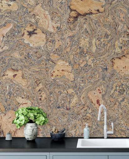 brown and blue cork effect wall mural called Cork Mat Background by Assaf Frank brown and blue cork effect wall mural called Cork Mat Background by Assaf Frank