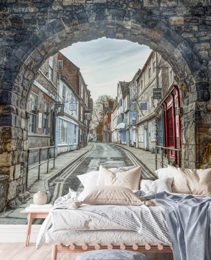 3d stenbue vægmaleri kaldet High Petergate, York af Assaf Frank