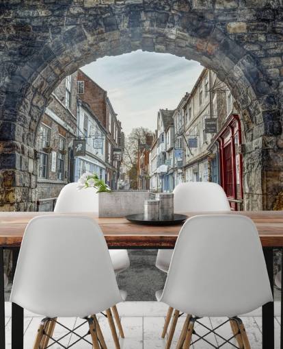 3d steinbue veggmaleri kalt High Petergate, York av Assaf Frank