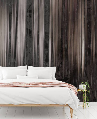 murale astratto scuro personalizzabile chiamato Copper Rain Streaks di Giulio Iurissevich