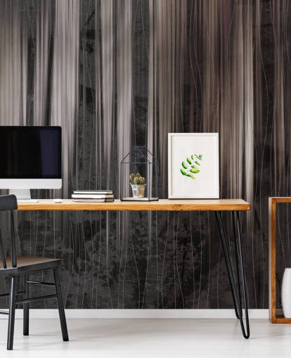 mural abstracto oscuro personalizable llamado Copper Rain Streaks de Giulio Iurissevich mural abstracto oscuro personalizable llamado Copper Rain Streaks de Giulio Iurissevich