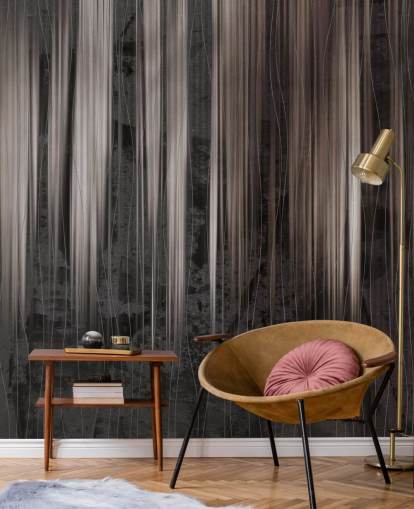 mural abstracto oscuro personalizable llamado Copper Rain Streaks de Giulio Iurissevich mural abstracto oscuro personalizable llamado Copper Rain Streaks de Giulio Iurissevich