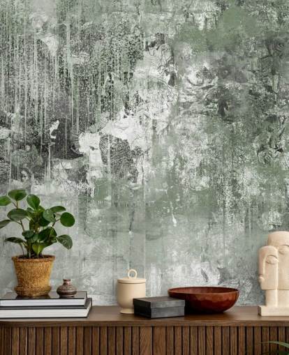 grønt abstrakt skogmaleri kalt Emerald Forest Canvas av Giulio Iurissevich grønt abstrakt skogmaleri kalt Emerald Forest Canvas av Giulio Iurissevich