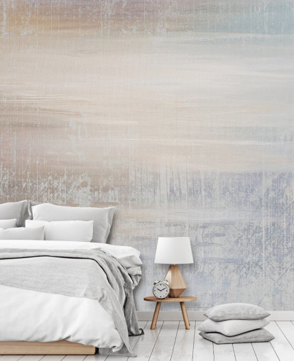 minimalist abstract mural called Muted Oasis by Giulio Iurissevich for bedrooms and meditation spaces minimalist abstract mural called Muted Oasis by Giulio Iurissevich for bedrooms and meditation spaces