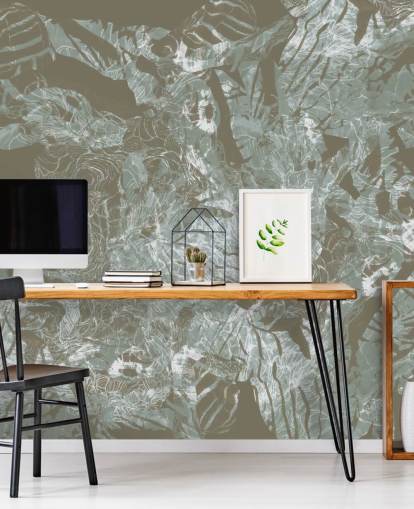 mural natural abstracto personalizable llamado Mystic Forest Flow de Giulio Iurissevich mural natural abstracto personalizable llamado Mystic Forest Flow de Giulio Iurissevich