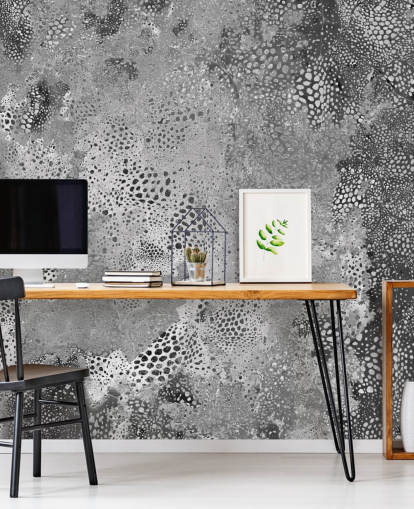 grey customisable abstract mural called Snake Monochrome Marvel by Giulio Iurissevich for living rooms and bedrooms grey customisable abstract mural called Snake Monochrome Marvel by Giulio Iurissevich for living rooms and bedrooms