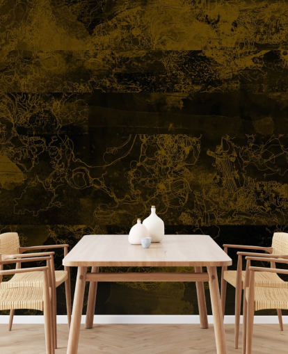 mural abstrato marrom personalizável chamado Ultra de Giulio Iurissevich para interiores temperamentais mural abstrato marrom personalizável chamado Ultra de Giulio Iurissevich para interiores temperamentais