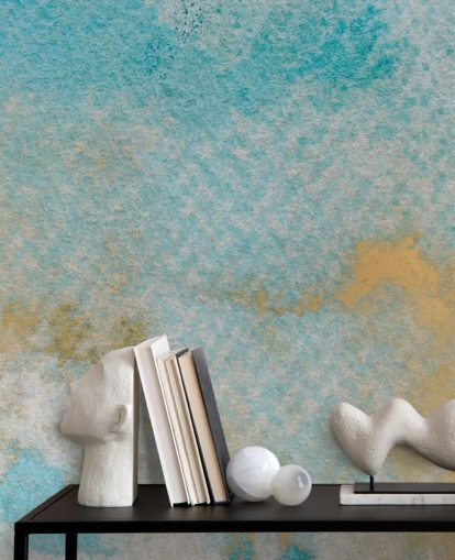 blue customisable abstract mural called Ethereal Sky Horizons by Bilge Paksoylu for bedrooms and bathrooms blue customisable abstract mural called Ethereal Sky Horizons by Bilge Paksoylu for bedrooms and bathrooms