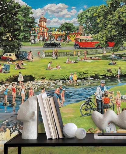 fondo de pantalla de verano pasado de moda junto al río fondo de pantalla de verano pasado de moda junto al río