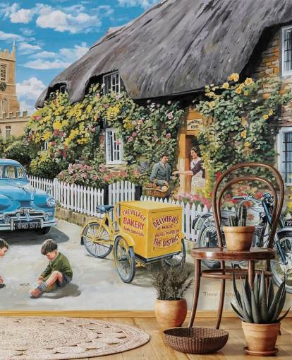 Bakers Delivery Cottage Wallpaper