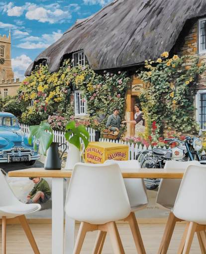 Bakers Delivery Cottage Wallpaper