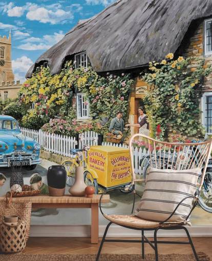 Bakers Delivery Cottage Wallpaper