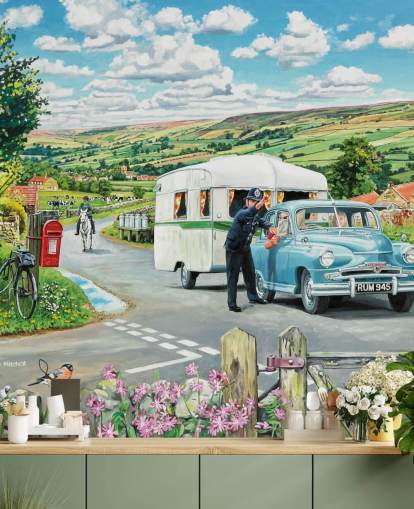 Giving Directions Wall Mural