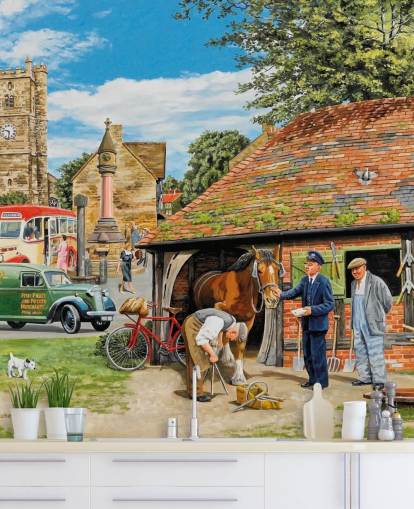 Letters for the Blacksmith Wall Mural 