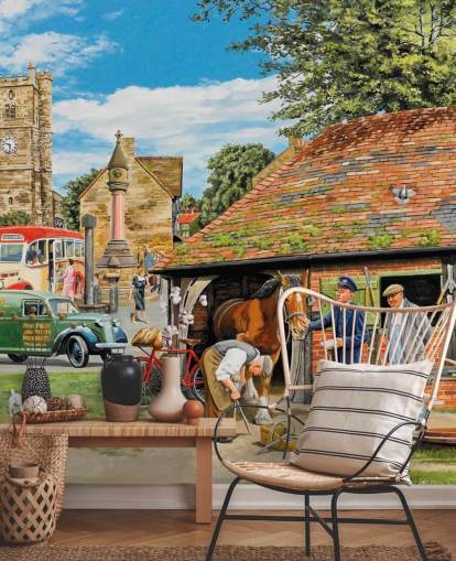 Letters for the Blacksmith Wall Mural 