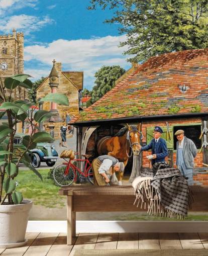 Letters for the Blacksmith Wall Mural 