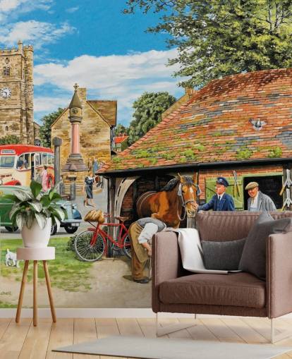 Letters for the Blacksmith Wall Mural 