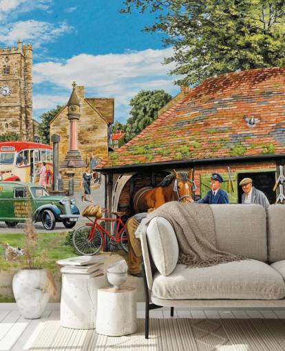 Letters for the Blacksmith Wall Mural 