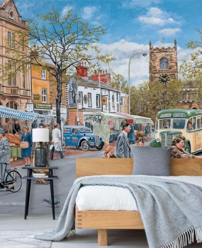 alte Marktstadt Tapete