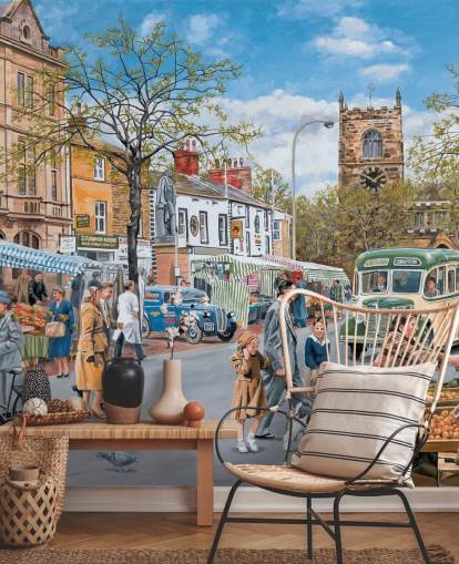 papel de parede old market town