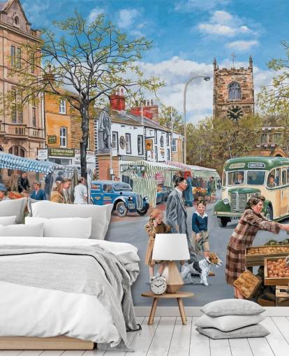 gamle markedet byen tapet gamle markedet byen tapet