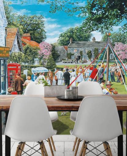May Day Wall Mural May Day Wall Mural
