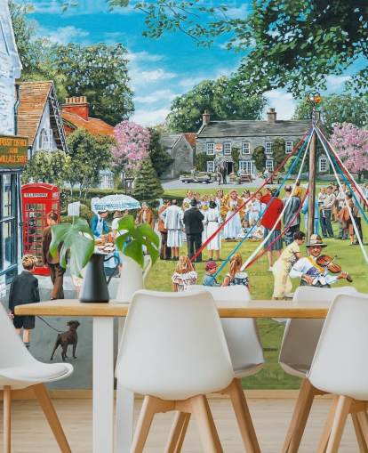 May Day Wall Mural May Day Wall Mural