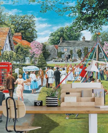 May Day Wall Mural May Day Wall Mural