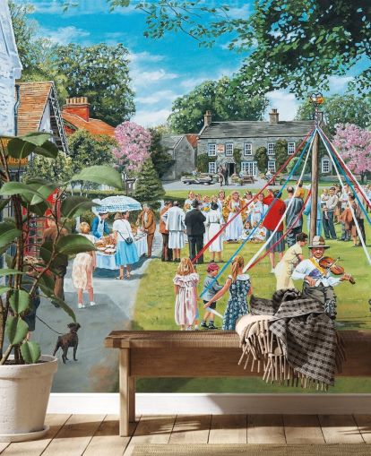 May Day Wall Mural 