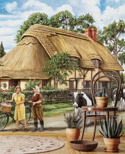 fond d'écran chaumière fond d'écran chaumière