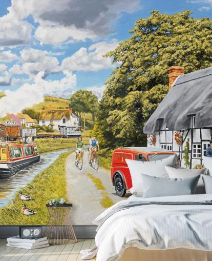 Parcel For Canal Cottage Wall Mural