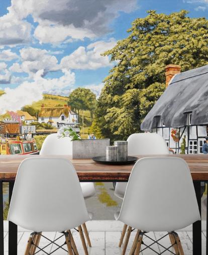 Parcel For Canal Cottage Wall Mural