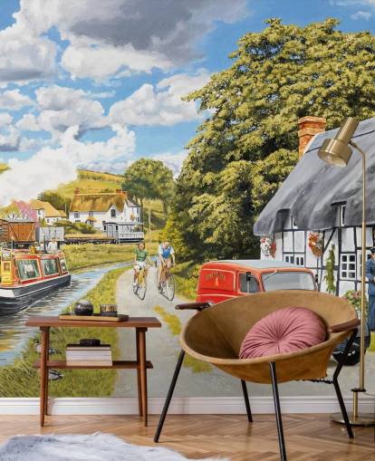 Parcel For Canal Cottage Wall Mural