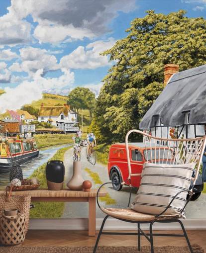 Parcel For Canal Cottage Wall Mural Parcel For Canal Cottage Wall Mural