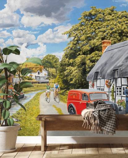 Parcel For Canal Cottage Wall Mural