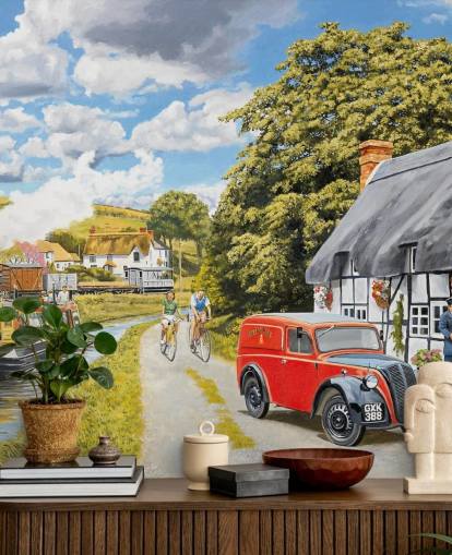 Parcel For Canal Cottage Wall Mural