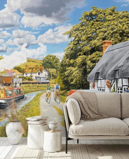 Parcel For Canal Cottage Wall Mural Parcel For Canal Cottage Wall Mural