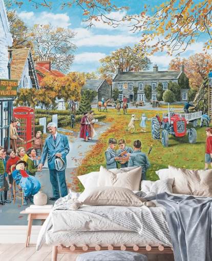 Penny for the Guy Wall Mural Penny for the Guy Wall Mural