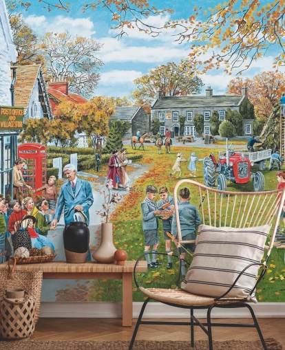 Penny for the Guy Wall Mural 