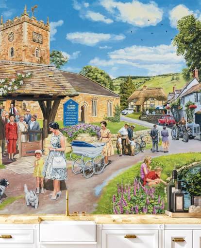 papel de parede igreja vila