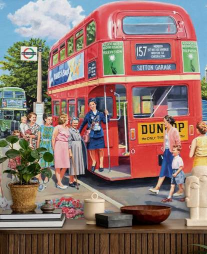 old fashioned red double decker bus wallpaper old fashioned red double decker bus wallpaper