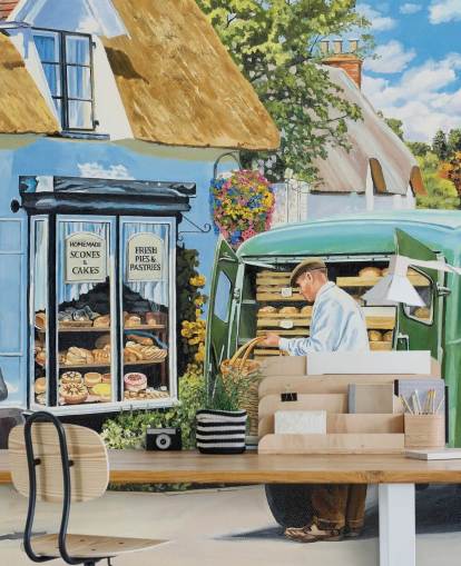 village baker delivering bread wallpaper village baker delivering bread wallpaper